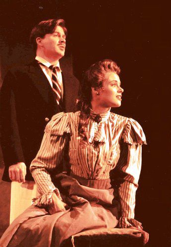 A still from the 1999 production of "Where Angels Fear to Tread," featuring Taylor Armstrong and Anne Jennifer Nash. (Photo: Jesse Hellman)