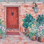 Flora L. Thornton's Carolwood Front Door