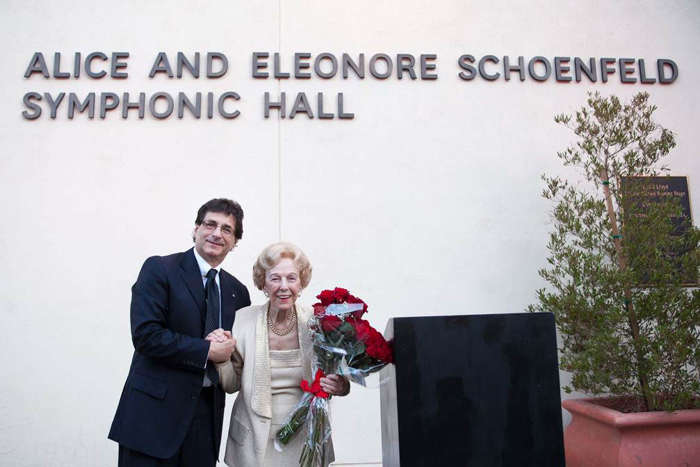 Dean Cutietta with Alice Schoenfeld