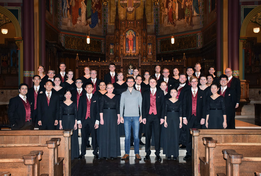 The Chamber Singers also performed at the Cathedral of the Madeleine as part of the ACDA conference.