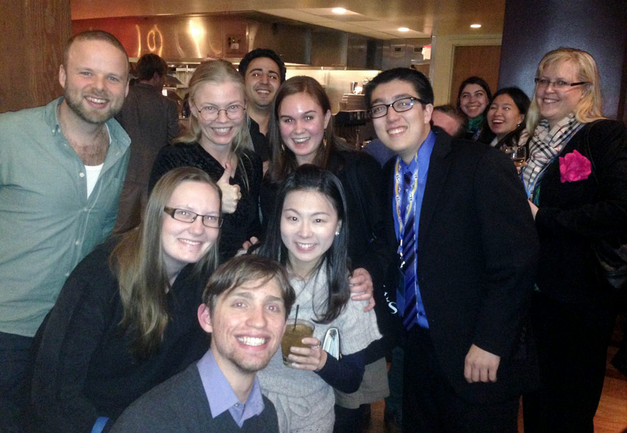 A conference reception for the USC Thornton Department of Choral and Sacred Music was held at a local pub.