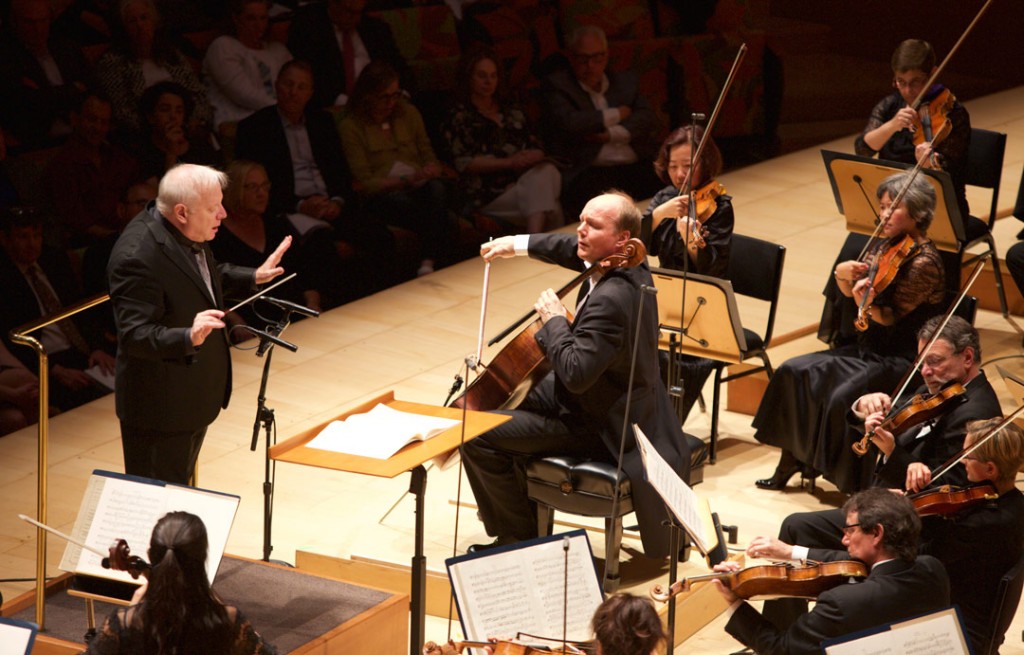 On May 14, Norwegian cellist Truls Mørk performed Elgar’s Cello Concerto with the LA Phil, under Leonard Slatkin. (Photo by Dario Griffin)