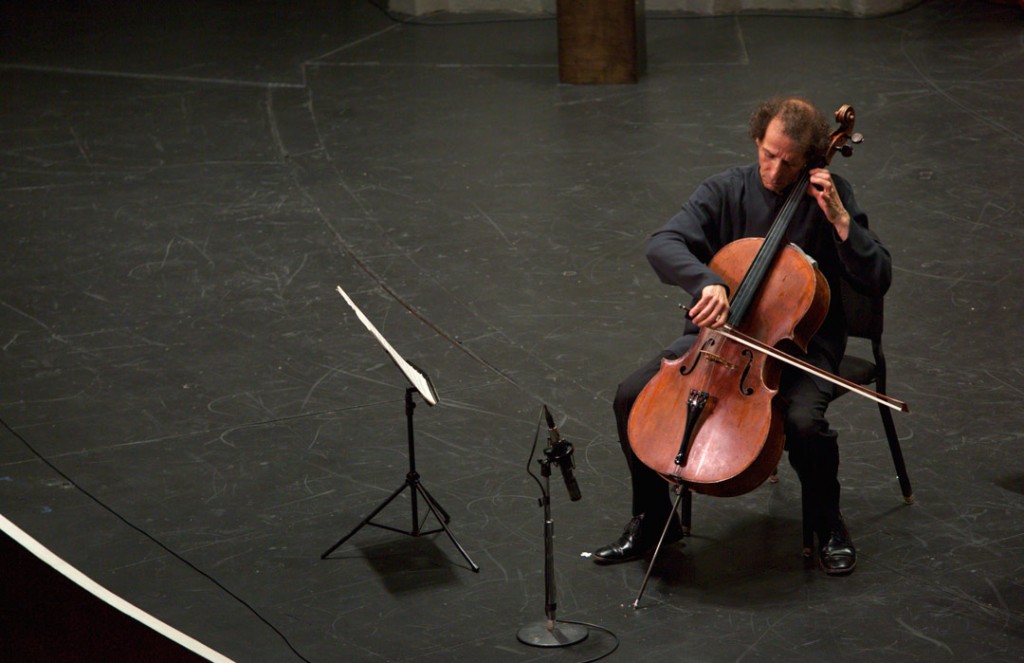 On May 22, the Piatigorsky International Cello Festival closed with a concert featuring cellist Colin Carr and pianist Bernadine Blaha performing Beethoven’s Sonata in A Major, Op. 69. (Photo by Dario Griffin/USC)