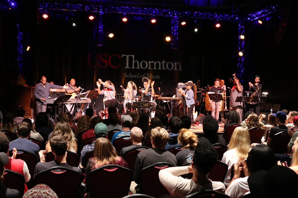 Greg Phillinganes brought an all-star band to campus.