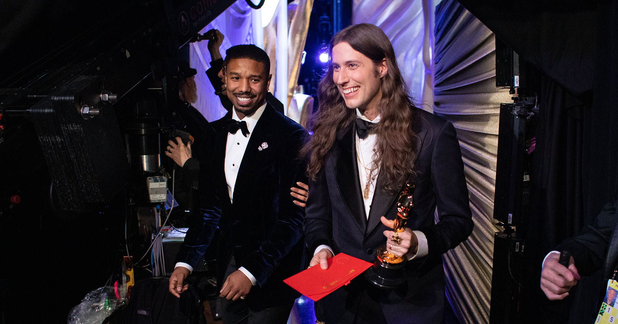 Ludwig Goransson poses backstage with the Oscar® for achievement in music written for motion pictures (original score) during the live ABC telecast of the 91st Oscars® at the Dolby® Theatre in Hollywood, CA on Sunday, February 24, 2019. (Photo by Matt Sayles / A.M.P.A.S)