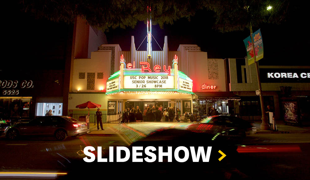 Photos of the 2018 Senior Showcase at the El Rey Theatre. (Photo by Dario Griffin/USC Thornton)