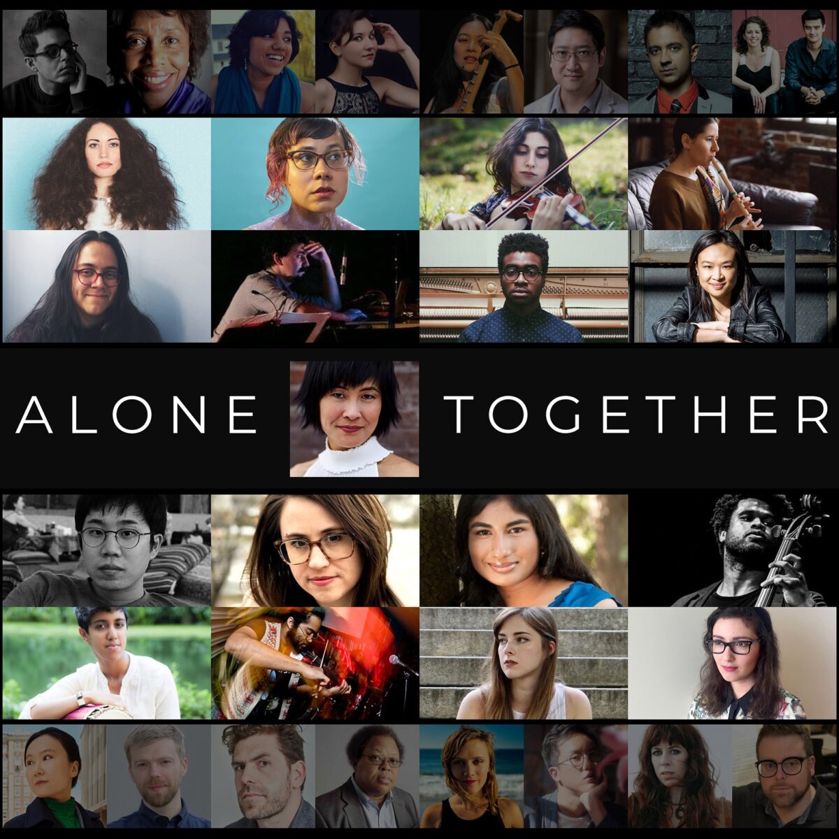 Promotional image for "alone together" series