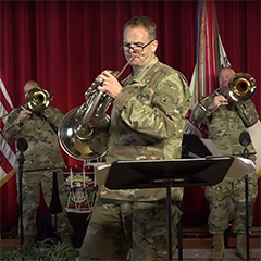 JG Miller playing french horn