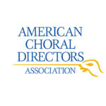 Logo reading "American Choral Directors Association"