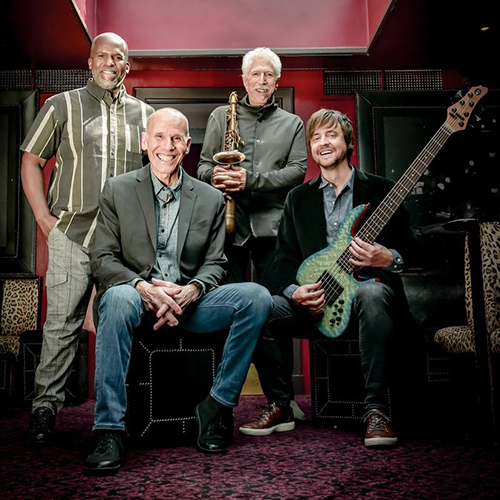 Photo of smiling musicians in the band Yellowjackets