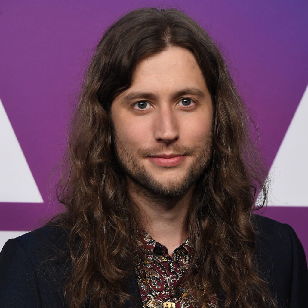 Photo of composer Ludwig Göransson at an awards ceremony.
