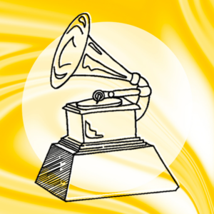 An illustration of a Grammy Award.