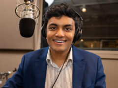 Photo of radio host and performer Suraj Partha.
