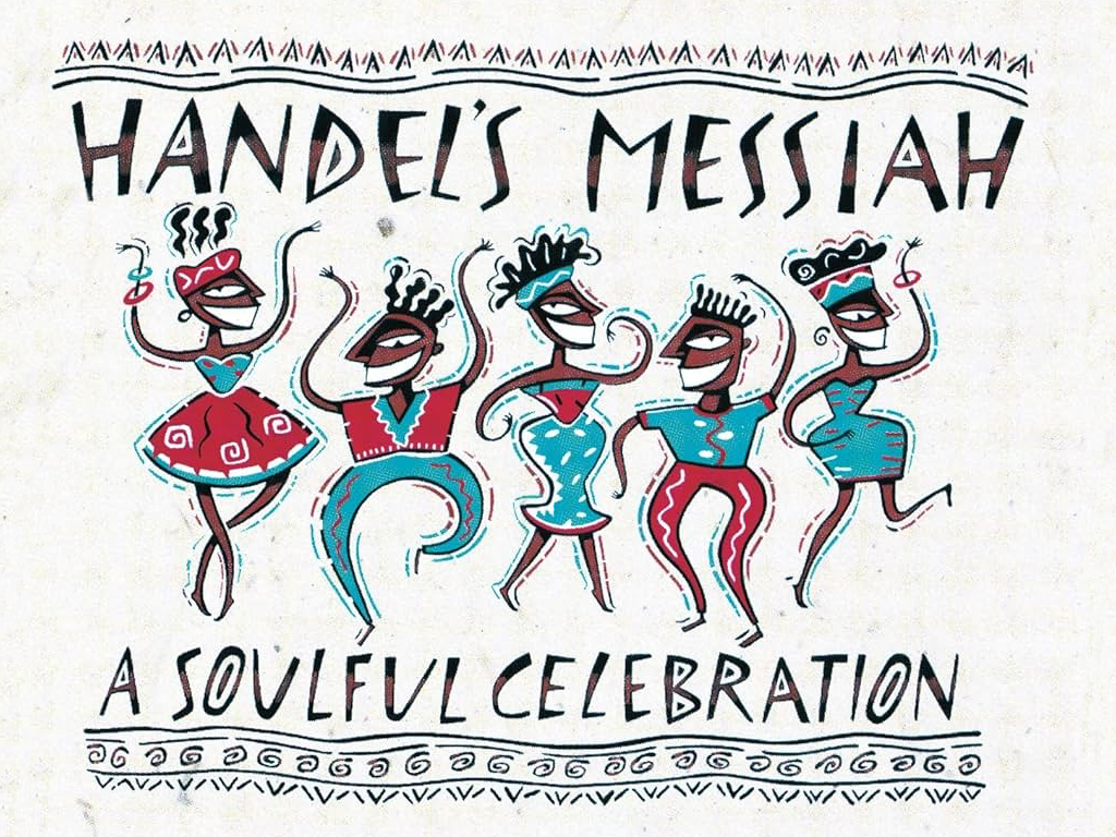 Illustrated logo with dancers in colorful attire.