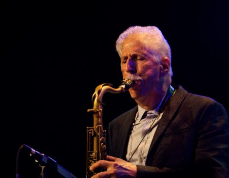 Saxophonist Bob Minter in concert.